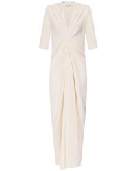 Loulou de Saison - Willa Gathered Maxi Dress - Lyst
