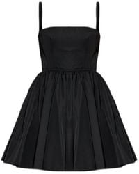 Alaïa - Alaïa Pleated Sleeveless Mini Dress - Lyst