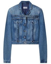 Off-White c/o Virgil Abloh - Belt Detailed Button-Up Denim Jacket - Lyst