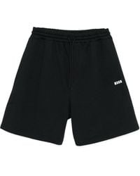 MSGM - Logo-Printed Drawstring Shorts - Lyst
