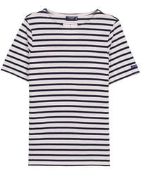 Saint James - Striped Crew-Neck T-Shirt - Lyst