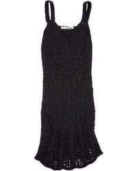Acne Studios - Sleeveless Knitted Mini Dress - Lyst