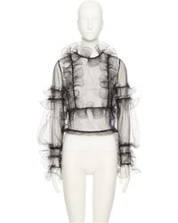 Valentino - Long-Sleeved Blouse - Lyst