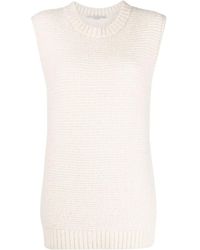Stella McCartney - Crewneck Sleeveless Vest - Lyst