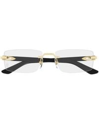 Cartier - Rimless Rectangular Glasses And Frames - Lyst
