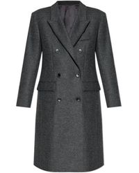 Isabel Marant - Irene Double-Breasted Coat - Lyst