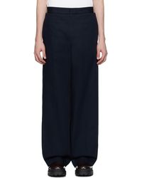Bottega Veneta - Cotton Twill Trousers - Lyst