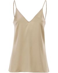 Brunello Cucinelli - V-Neck Camisole Top - Lyst