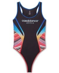 CASABLANCA - Marble Swimsuit - Lyst