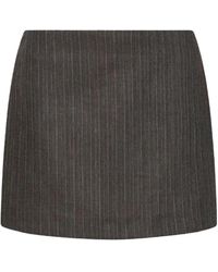Marella - Short Wool Skirt - Lyst