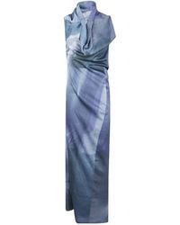 Jean Paul Gaultier - The Long Draped Water Dress - Lyst