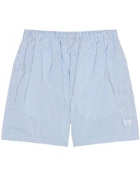 Balenciaga - Stripes Boxer Swim Shorts - Lyst