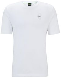 BOSS - Graphic-Print T-Shirt - Lyst