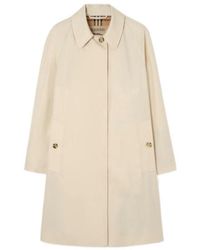 Burberry - Mid-Length Tropical Gabardine Camden Car Coat - Lyst