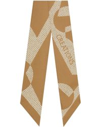 Ferragamo - Venna Print Silk Headband - Lyst