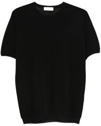 Roberto Collina - Crew Neck Knitted T-Shirt - Lyst