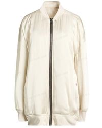 Rick Owens - Minimalist Satin Bomber Jacket - Lyst