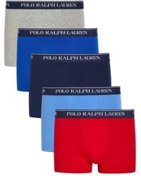 Polo Ralph Lauren - Logo-Jacquard Stretch-Cotton Trunks - Lyst
