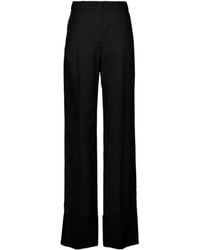 Valentino - Turn-Up Hem Tailored Trousers - Lyst