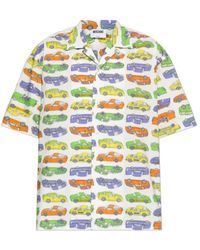 Moschino - Allover Car Print Shirt - Lyst