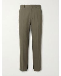 Gucci - Embroidery Gabardine Pants - Lyst