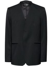 MM6 by Maison Margiela - V-Neck Single-Breasted Blazer - Lyst