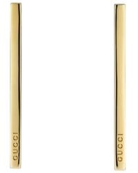Gucci - Long Bar Earrings - Lyst