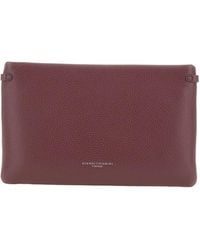Gianni Chiarini - Hermy Hammered Leather Clutch Bag - Lyst