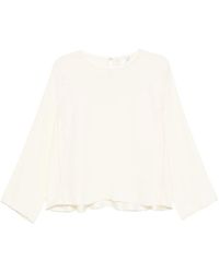 forte_forte - Matte Anvers Satin Embroidered Top - Lyst