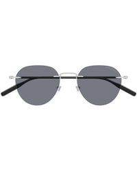Montblanc - Eyewear Oval Frame Sunglasses - Lyst