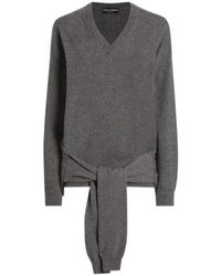 Dolce & Gabbana - Sweater With Tie Detail - Lyst
