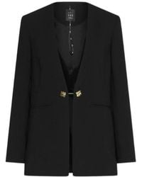 Marella - Envers Satin Collarless Blazer - Lyst