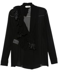 Alberta Ferretti - Long Sleeve Shirt - Lyst
