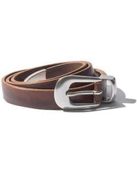 Our Legacy - Contrast-Stitching Leather Belt - Lyst