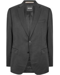 BOSS - Notch Lapel Two-Button Blazer - Lyst