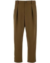 A.P.C. - Regular Fit Pleat Detailed Trousers - Lyst