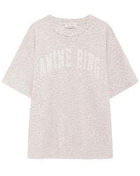 Anine Bing - Cade Leopard-Print T-Shirt - Lyst