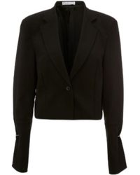JW Anderson - Ring-Detail Cropped Blazer - Lyst