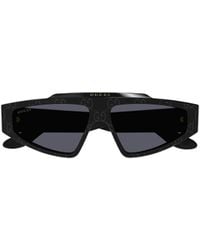 Gucci - Eyewear Rectangle-Frame Sunglasses - Lyst