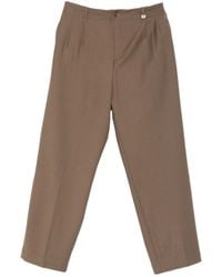 Myths - Pleated-Front Straight-Leg Trousers - Lyst