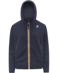 K-Way - Prosper Brushed Full Zip Fleece Hoodie - Lyst