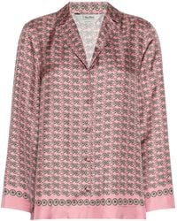 Max Mara - 'S Stmmambo Printed Fluid Shirt - Lyst
