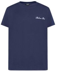 Balmain - Embroidered Signature T-Shirt - Lyst