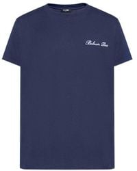 Balmain - Embroidered Signature T-Shirt - Lyst