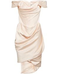 Vivienne Westwood - Bridal Nova Cora Crêpe Satin Minidress - Lyst
