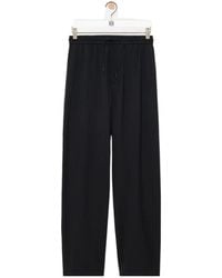 Loewe - Drawstring Waist Casual Pants - Lyst