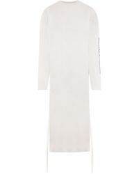 MM6 by Maison Margiela - Drop Shoulder Long T-Shirt - Lyst