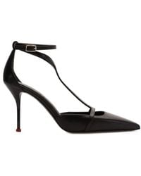 McQueen - 90Mm Leather Pumps - Lyst