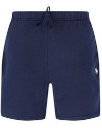 Polo Ralph Lauren - Logo Embroidered Drawstring Track Shorts - Lyst