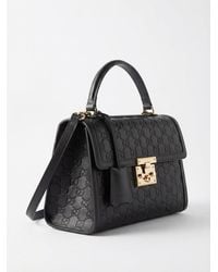 Gucci - Padlock Medium Top Handle Bag - Lyst
